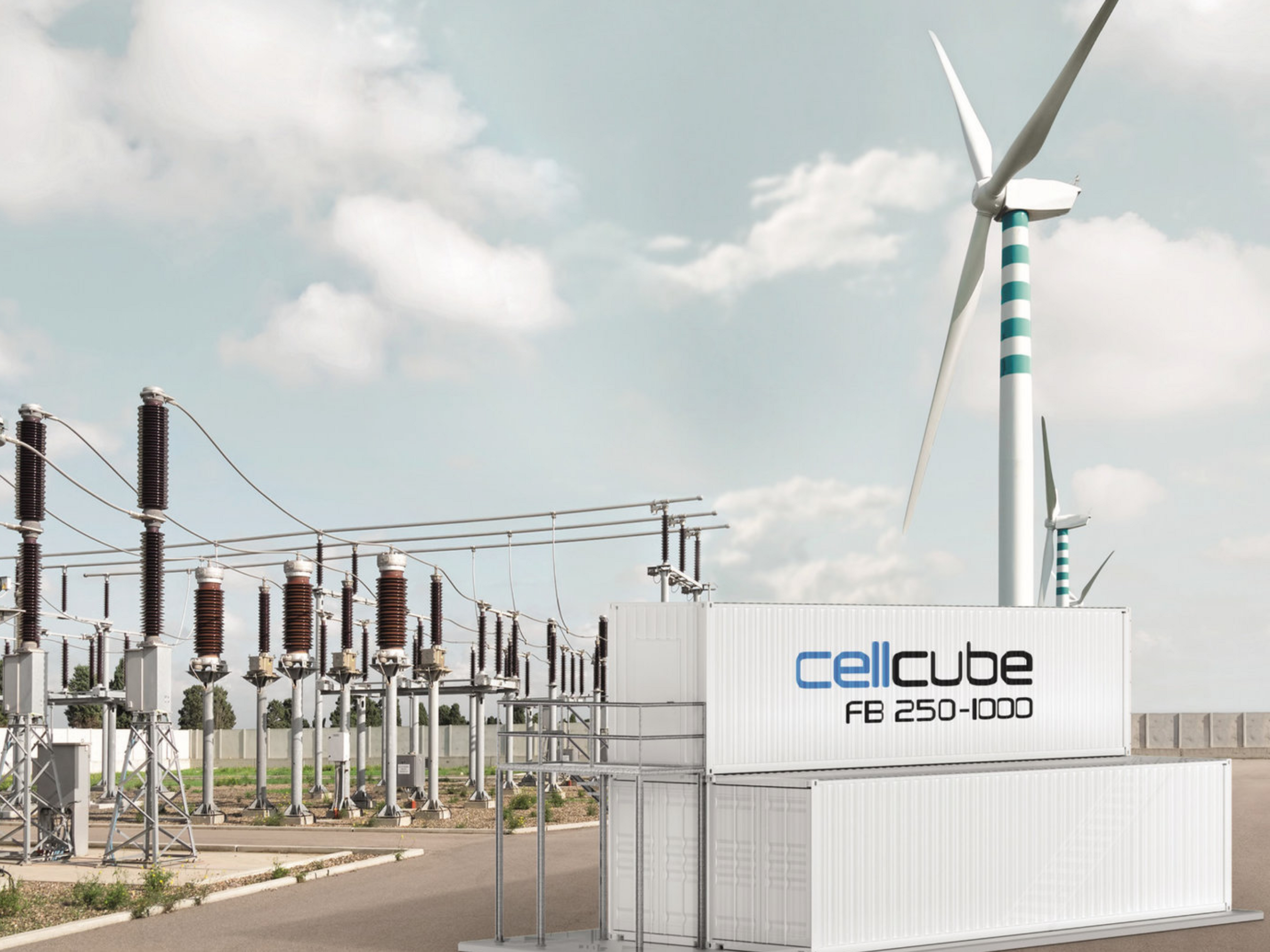 Redox Flow Gewerbespeicher von Cellcube Redox-Flow-Batterien werden oft als Gewerbespeicher eingesetzt